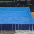 New Design Large Size Custom-made Rectangular Metal Frame Pool Popular Family Backyard Above Ground Frame Swimming Pool